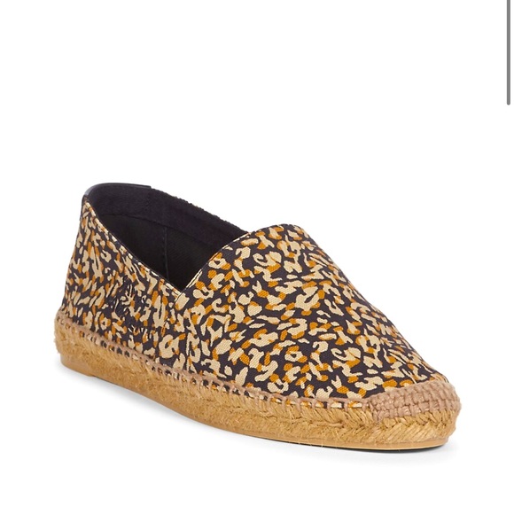 SAINT LAURENT EMBROIDERED ESPADRILLES IN LEOPARD PRINT CANVAS - Picture 12 of 14
